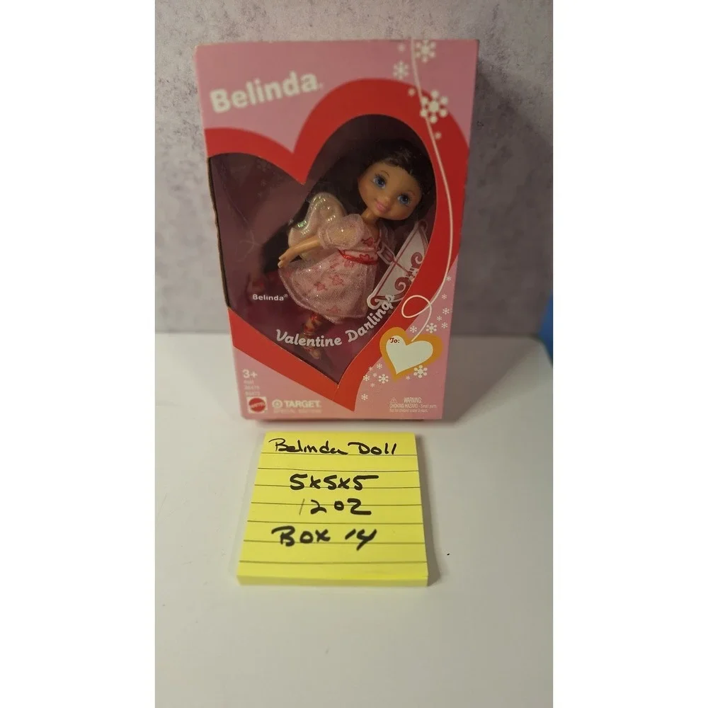 Plastic Collectible Doll, Mattel KellyClub Valentine Darlings Belinda